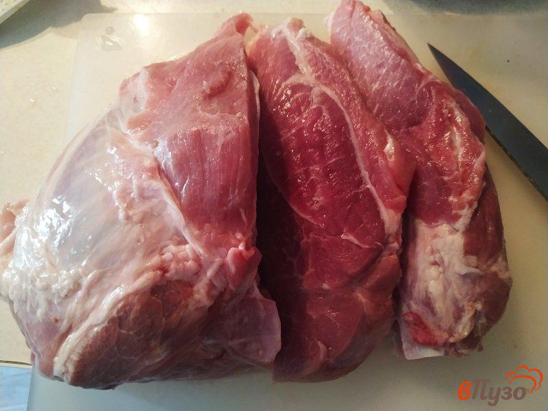 Фото приготовление рецепта: Пёркёльт из свинины по-венгерски шаг №1