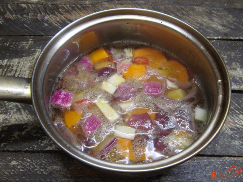 Фото приготовление рецепта: Овощное рагу с фасолью шаг №3