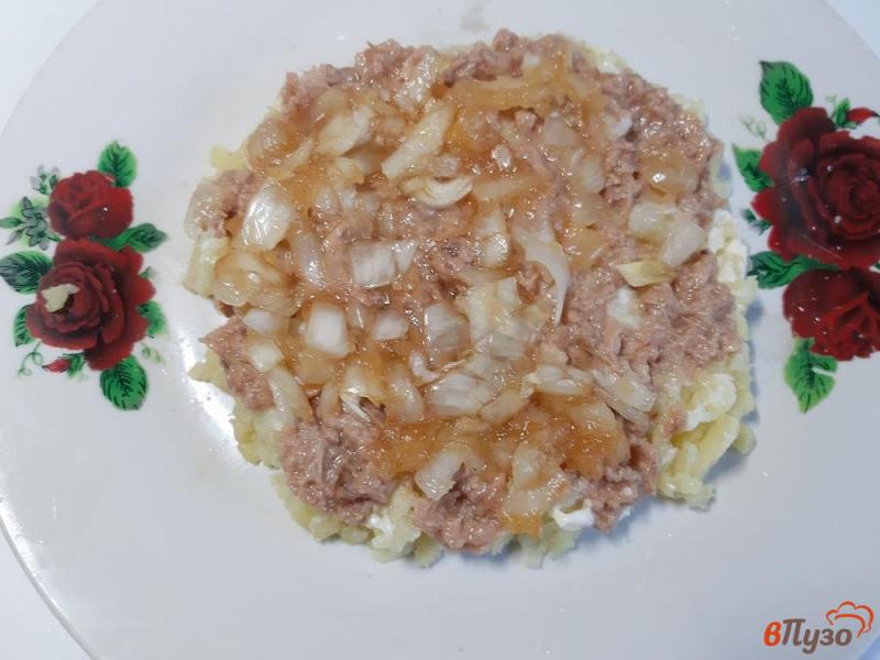 Фото приготовление рецепта: Салат Мимоза с салатным тунцом шаг №5