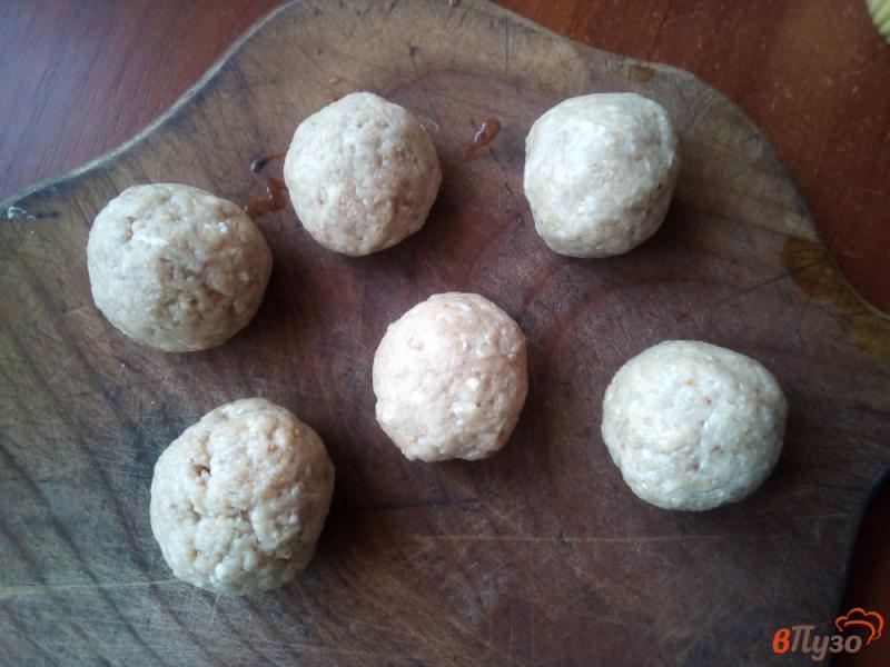 Фото приготовление рецепта: Фрикадельки в картофельном тесте шаг №8