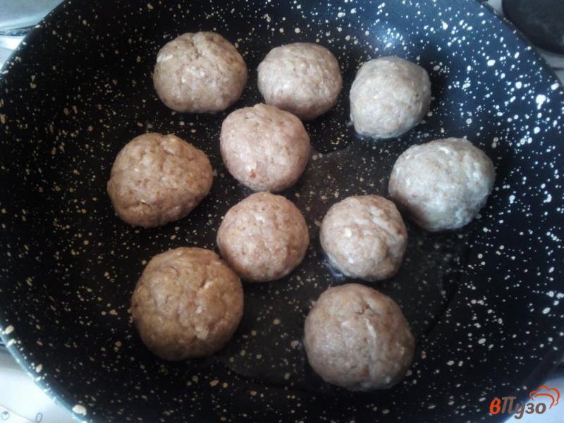 Фото приготовление рецепта: Фрикадельки в картофельном тесте шаг №9