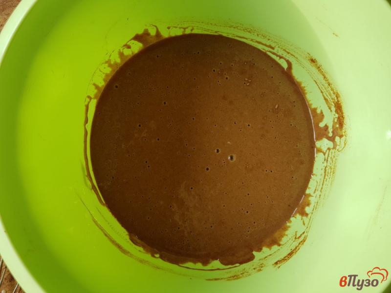 Фото приготовление рецепта: Шоколадные панкейки шаг №8