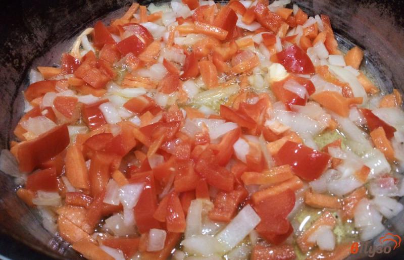 Фото приготовление рецепта: Постная гречка с овощами шаг №5