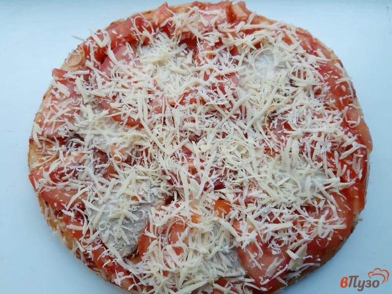 Фото приготовление рецепта: Пицца с бужениной шаг №5