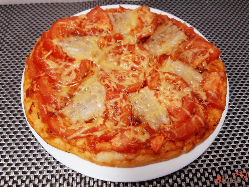 Фото приготовление рецепта: Пицца с бужениной шаг №6