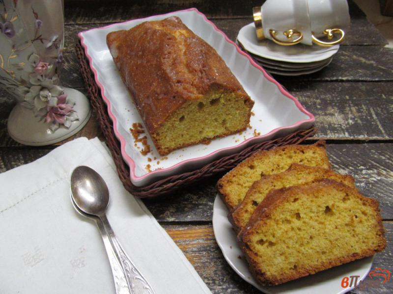 Фото приготовление рецепта: Цитрусовый пирог с манной крупой шаг №10