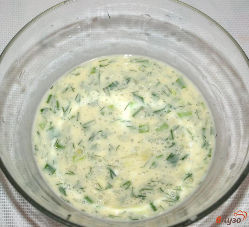 Фото приготовление рецепта: Запеканка из макарон с яйцом и сыром шаг №3
