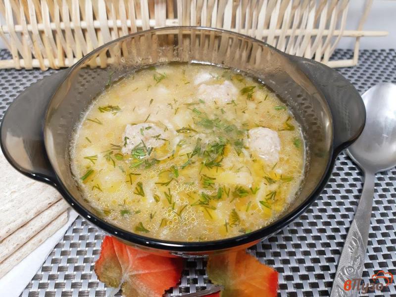 Фото приготовление рецепта: Суп харчо с фрикадельками шаг №9