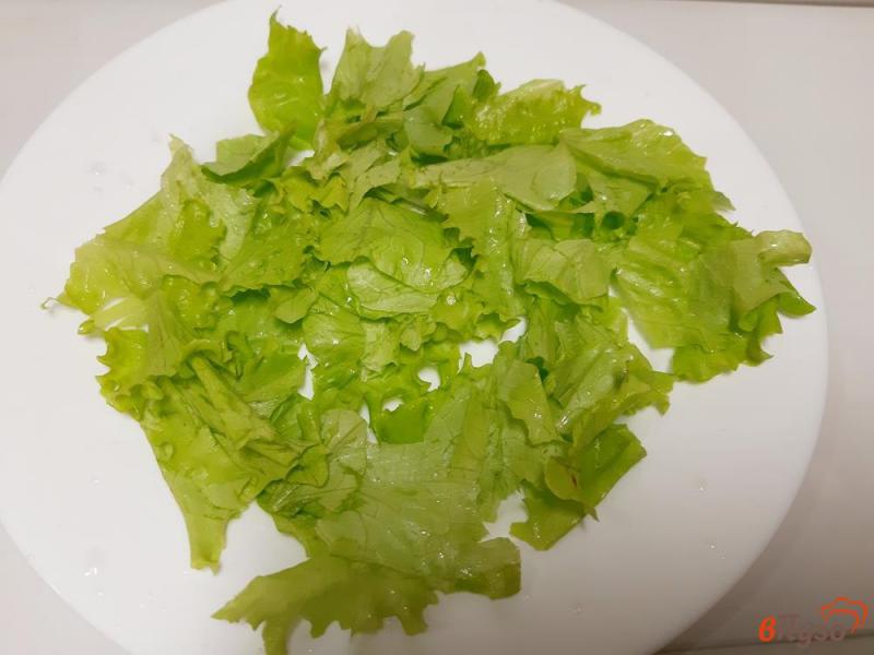 Фото приготовление рецепта: Салат Нисуаз с салатным тунцом шаг №3