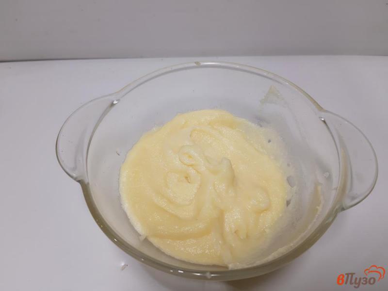 Фото приготовление рецепта: Торт «Пломбир» без выпечки в стакане шаг №8