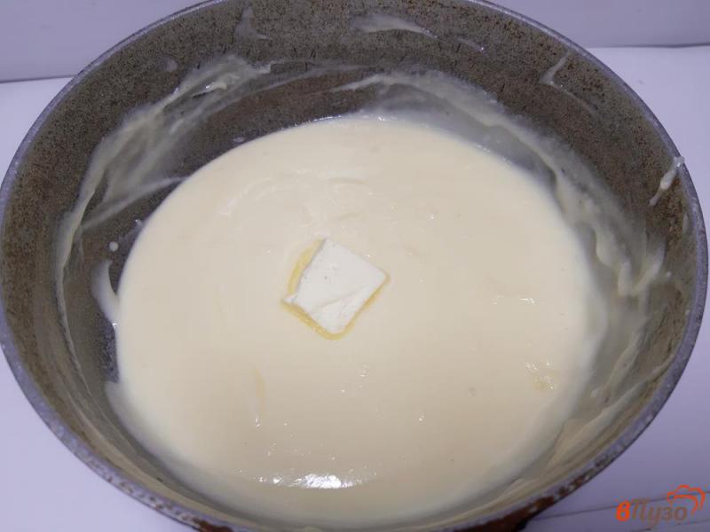 Фото приготовление рецепта: Торт «Пломбир» без выпечки в стакане шаг №7