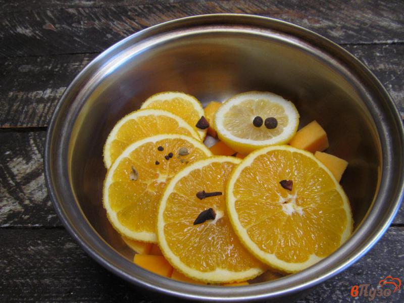 Фото приготовление рецепта: Кисель из тыквы с апельсином шаг №3