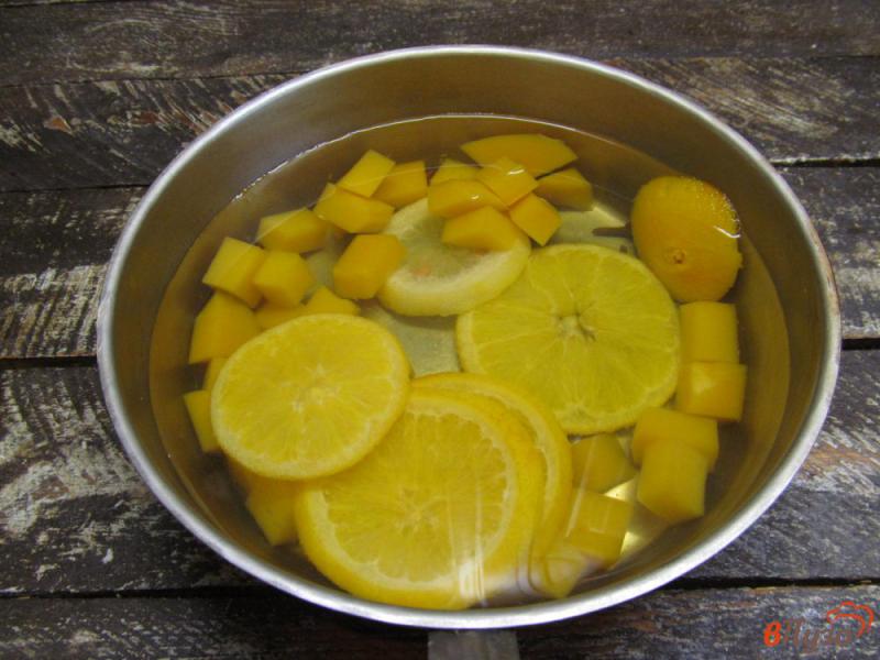 Фото приготовление рецепта: Кисель из тыквы с апельсином шаг №5