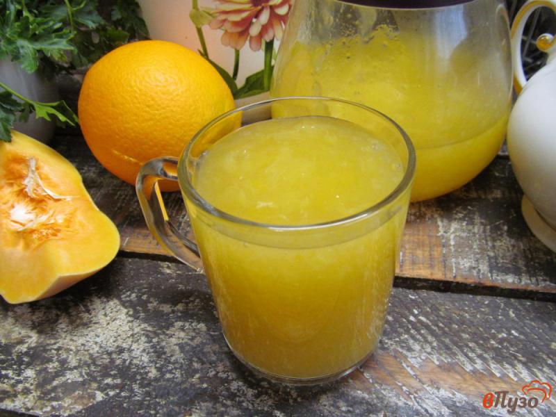 Фото приготовление рецепта: Кисель из тыквы с апельсином шаг №10
