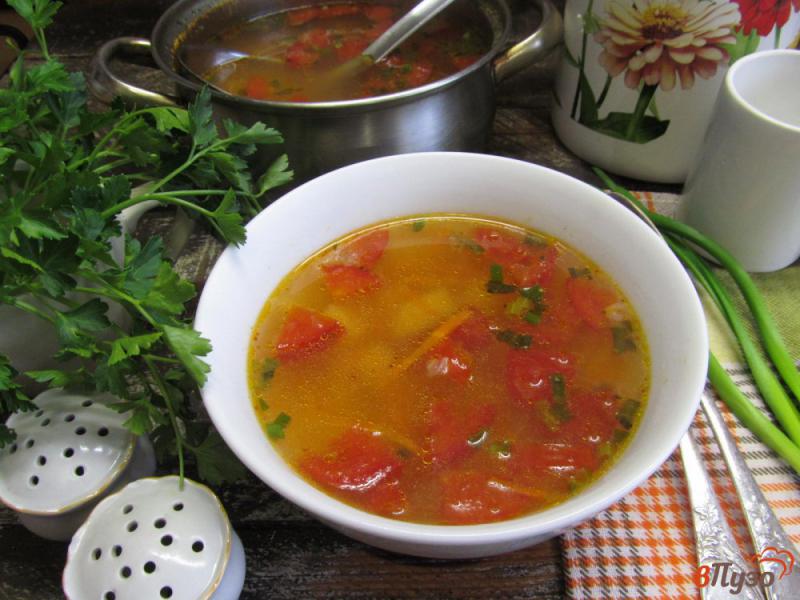Фото приготовление рецепта: Чесночный суп шаг №6