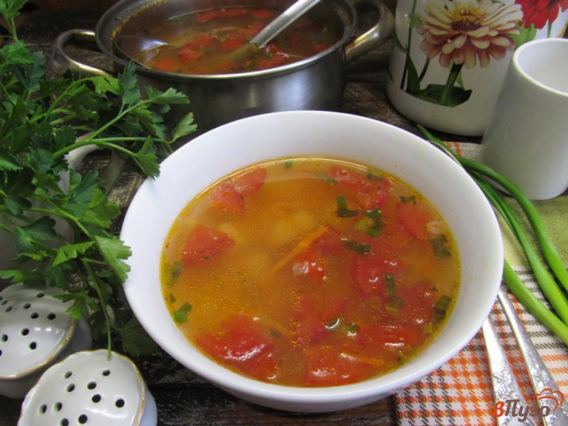 Фото приготовление рецепта: Чесночный суп шаг №7