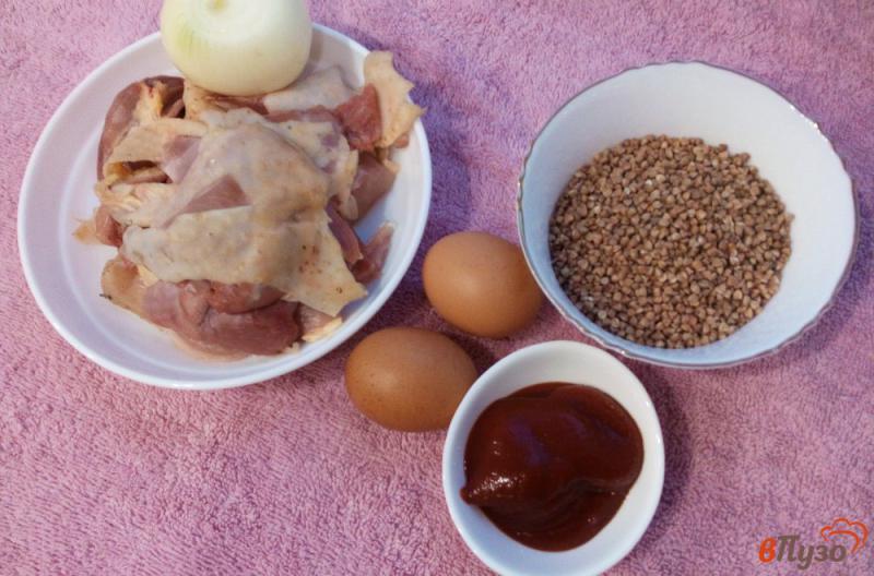 Фото приготовление рецепта: Гречаники с куриным мясом шаг №1