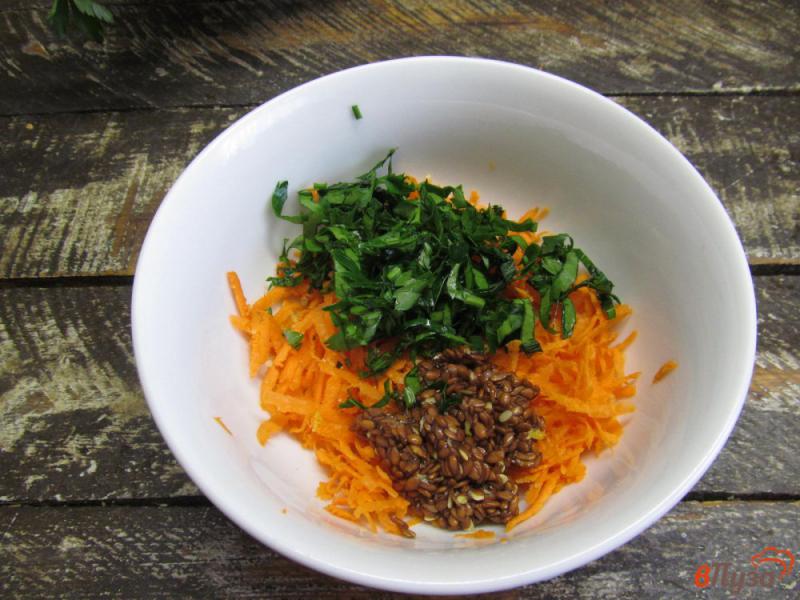 Фото приготовление рецепта: Салат из моркови с творогом шаг №3