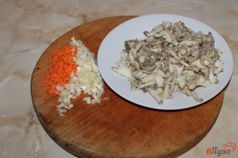 Фото приготовление рецепта: Суп с вешенками и фрикадельками на мясном бульоне шаг №2