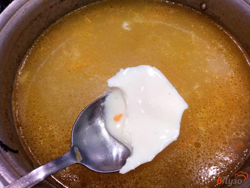 Фото приготовление рецепта: Сливочный рисовый суп шаг №9