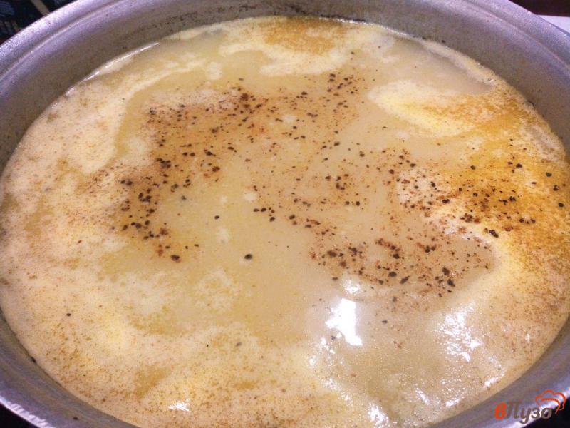 Фото приготовление рецепта: Сливочный рисовый суп шаг №10