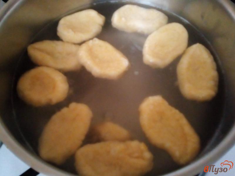 Фото приготовление рецепта: Ленивые вареники с картофелем и тыквой шаг №6