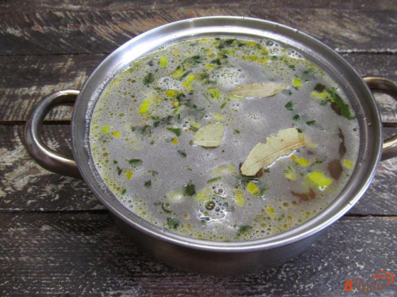 Фото приготовление рецепта: Овощной суп с горошком и ветчиной шаг №4