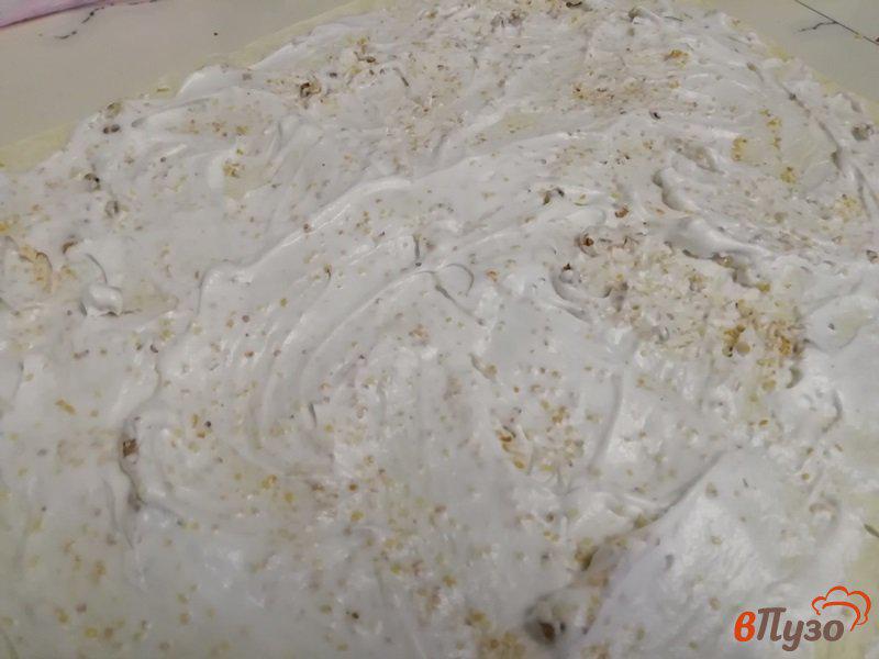 Фото приготовление рецепта: Розочки из лаваша с ореховым безе шаг №2