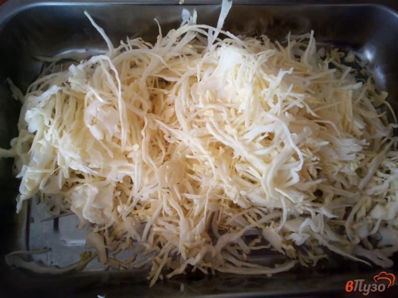 Фото приготовление рецепта: Гречка с капустой и мясом шаг №7