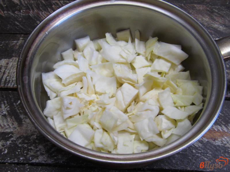 Фото приготовление рецепта: Гарнир из картофеля с капустой шаг №2