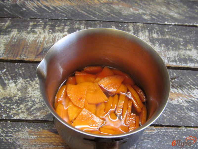 Фото приготовление рецепта: Заливное из моркови с ветчиной шаг №3