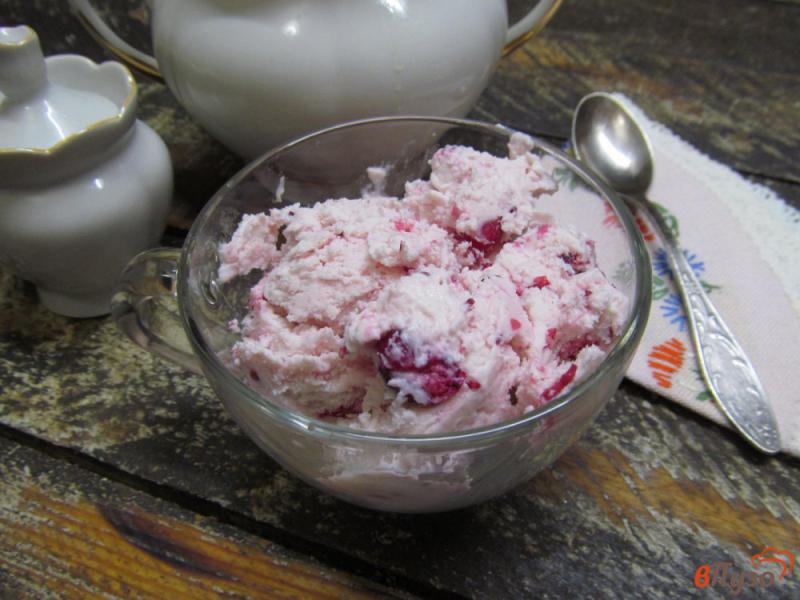 Фото приготовление рецепта: Мороженое из творога и клюквы шаг №11