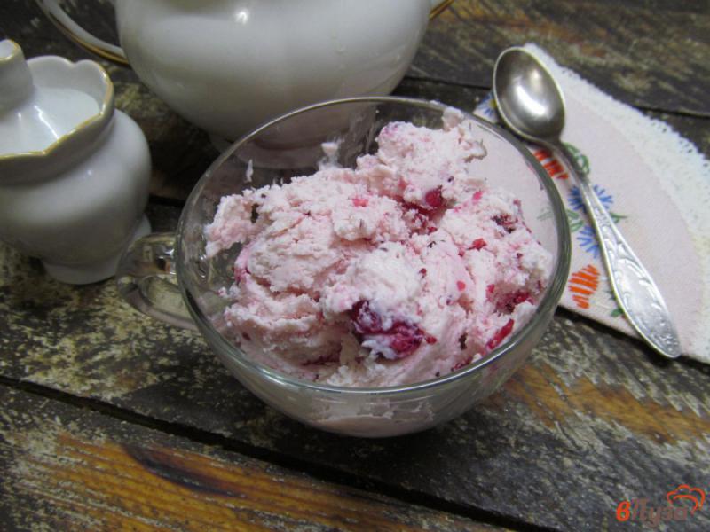 Фото приготовление рецепта: Мороженое из творога и клюквы шаг №12