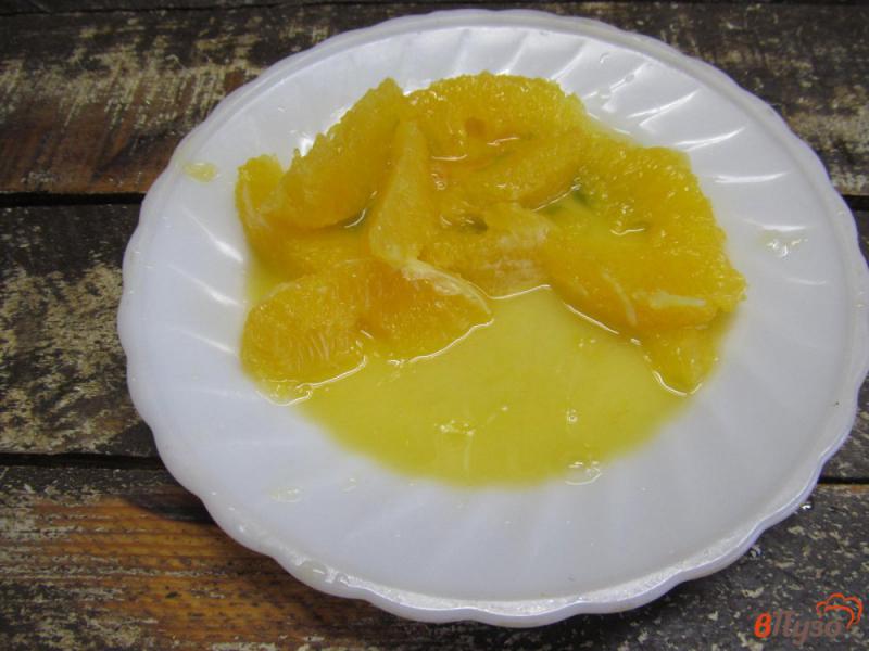 Фото приготовление рецепта: Десерт из манной крупы с апельсином шаг №5