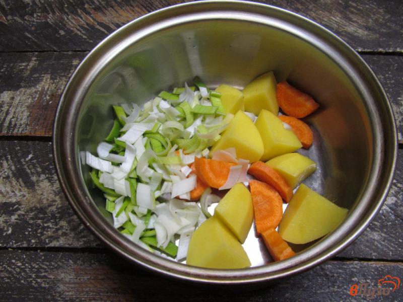 Фото приготовление рецепта: Котлеты с овощным гарниром шаг №3