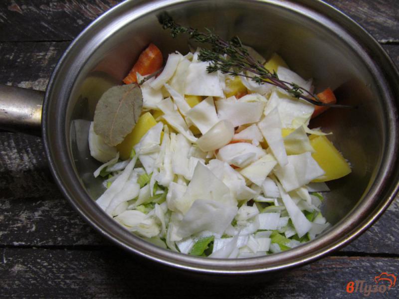 Фото приготовление рецепта: Котлеты с овощным гарниром шаг №4