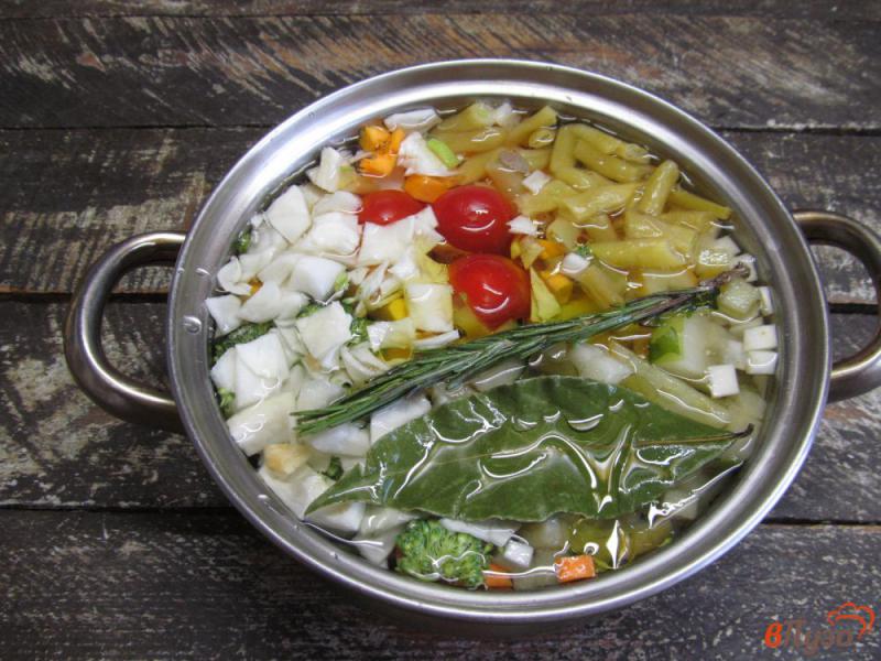 Фото приготовление рецепта: Овощной постный суп шаг №5