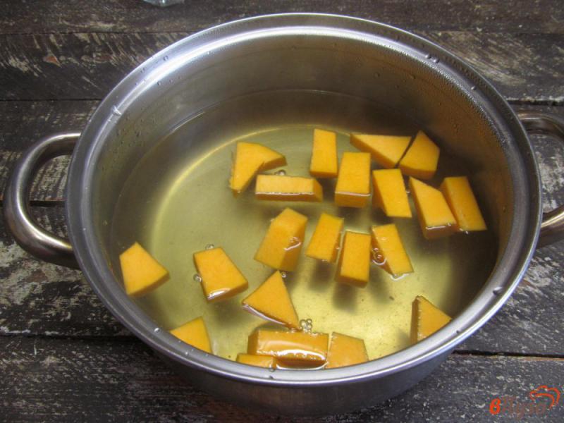 Фото приготовление рецепта: Апельсиновый напиток с тыквой шаг №5