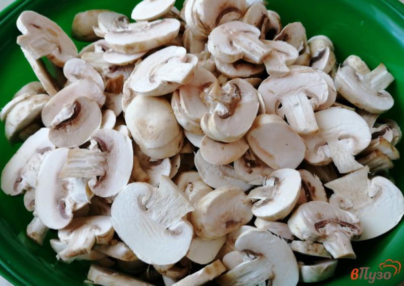 Фото приготовление рецепта: Постный картофельно-грибной суп пюре шаг №2