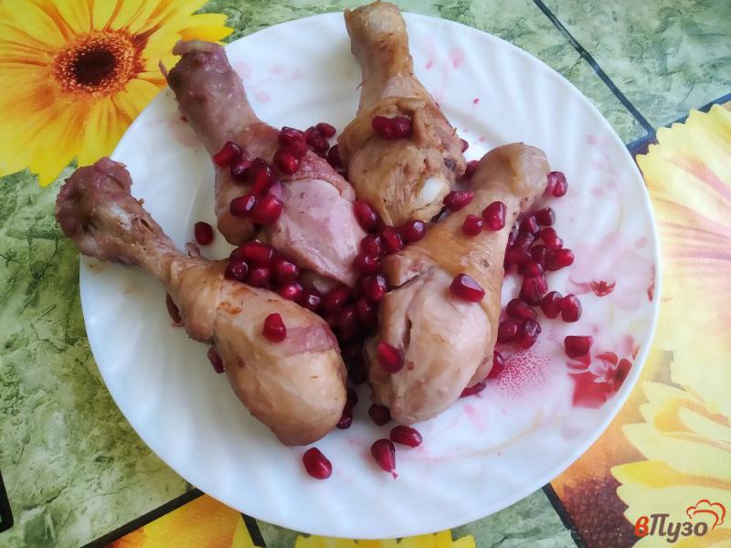 Фото приготовление рецепта: Армянский хохоп- курица с луком и гранатом шаг №10