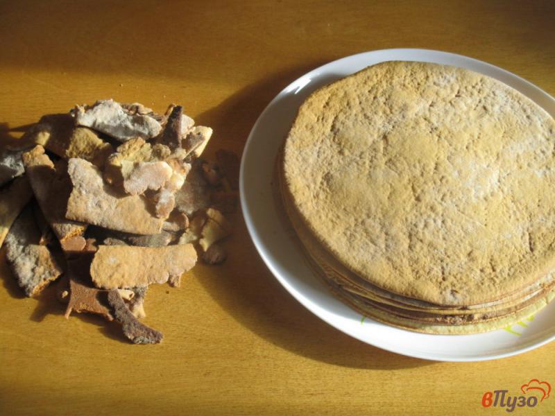 Фото приготовление рецепта: Торт «Медовик» с апельсинами шаг №8
