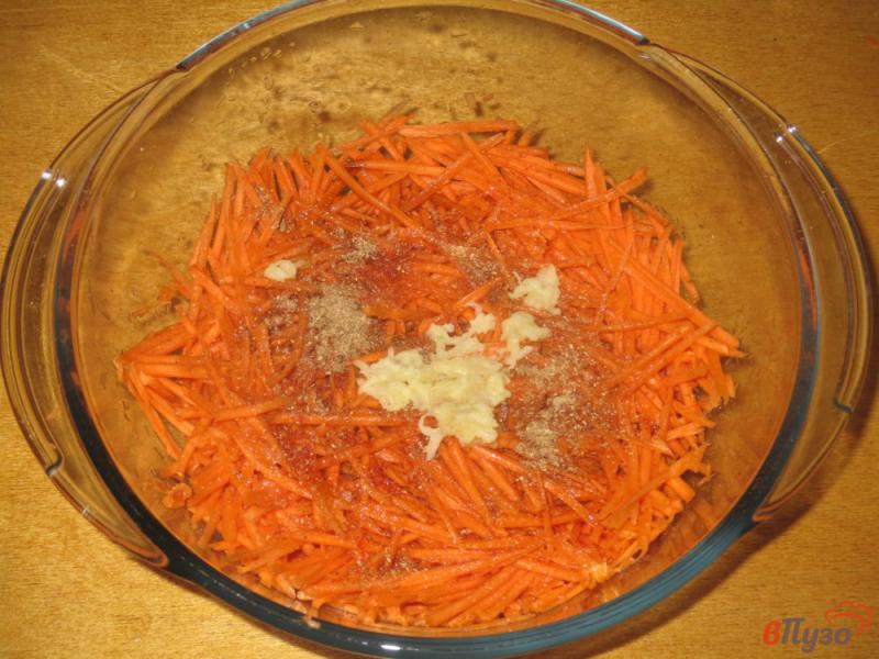 Фото приготовление рецепта: Салат из цветная капусты с морковью по-корейски шаг №5