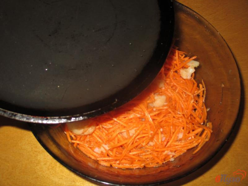 Фото приготовление рецепта: Салат из цветная капусты с морковью по-корейски шаг №7