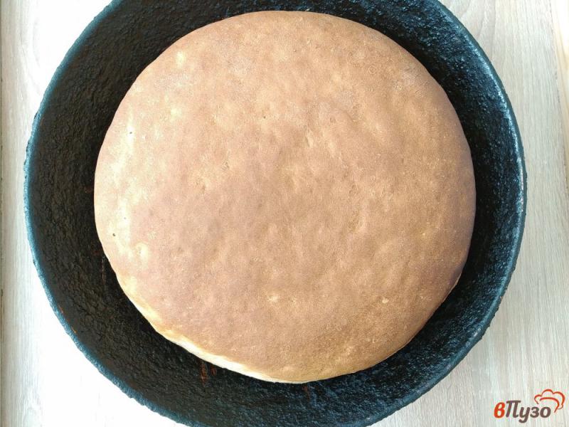 Фото приготовление рецепта: Хлеб пшеничный без опары шаг №9