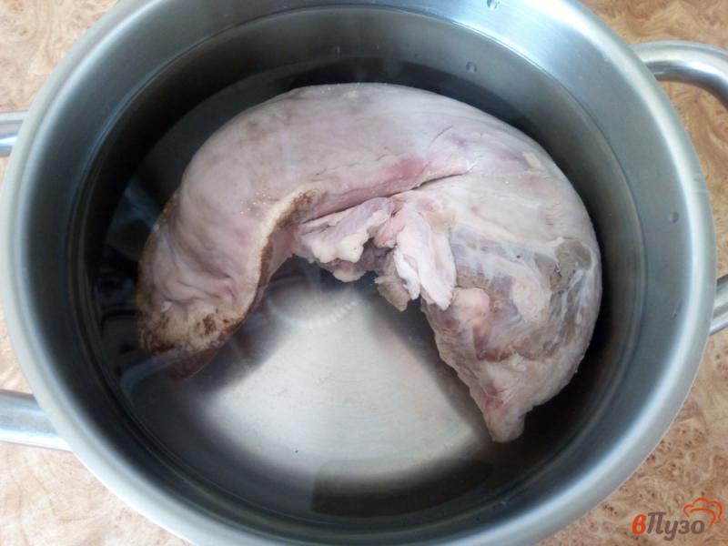 Фото приготовление рецепта: Салат со свиным языком шаг №1