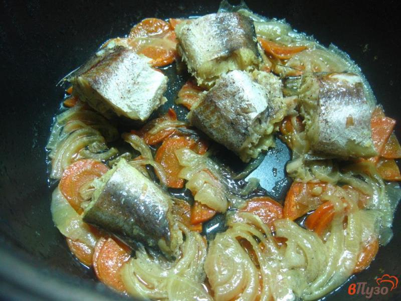 Фото приготовление рецепта: Путассу с морковью и луком в мультиварке шаг №6