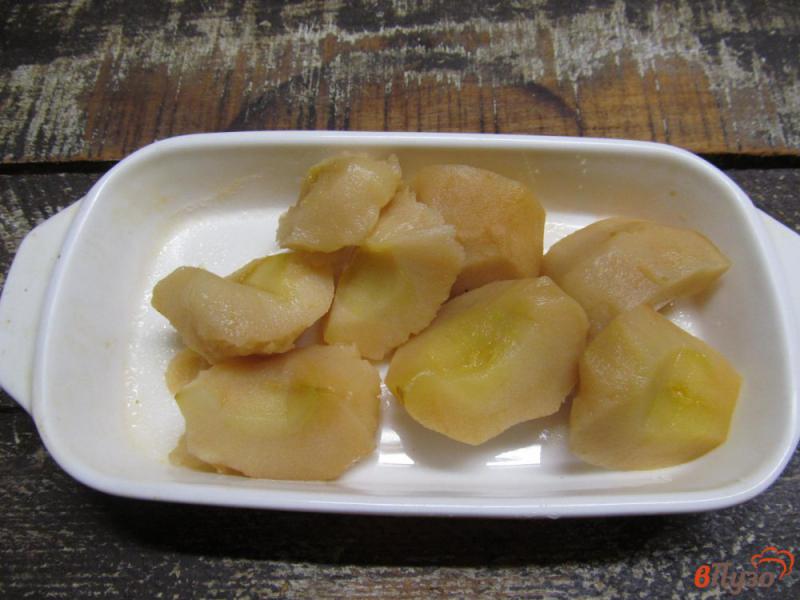 Фото приготовление рецепта: Мороженое на сливках с печеными яблоками шаг №3