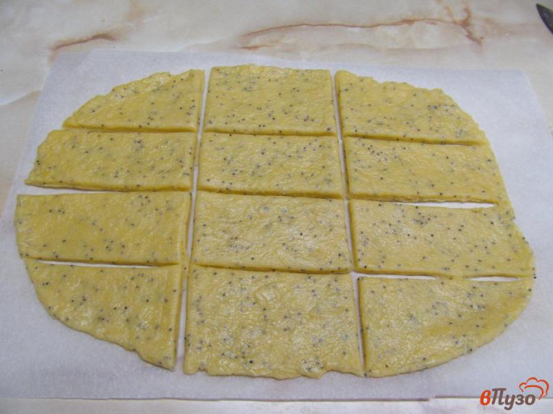 Фото приготовление рецепта: Песочное печенье с маком шаг №6