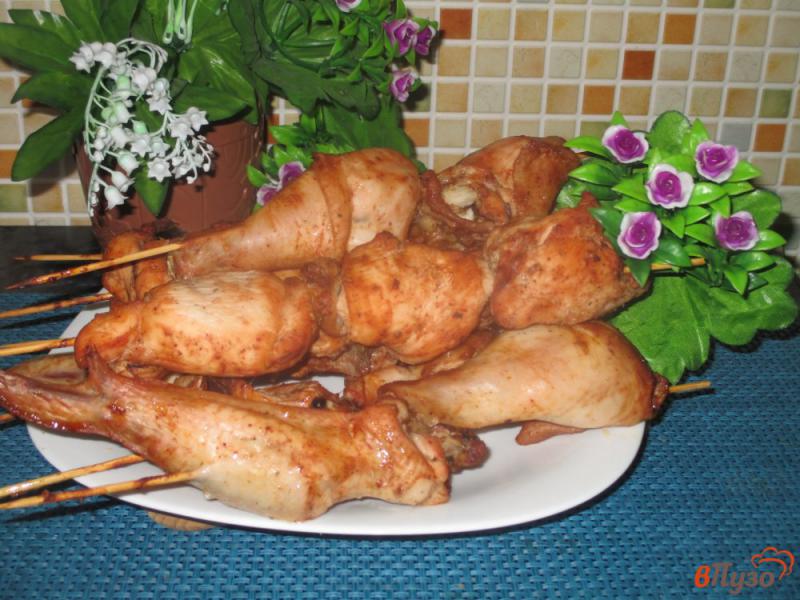 Фото приготовление рецепта: Курица запеченная на решетке в духовке шаг №6