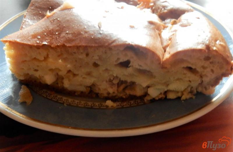 Фото приготовление рецепта: Быстрый пирог с капустой и яйцами шаг №14